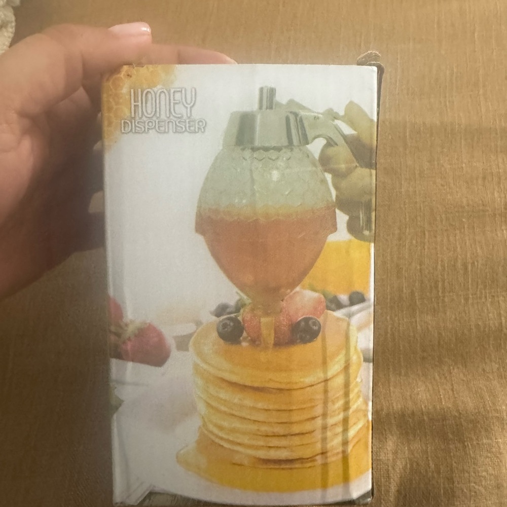 Silver‎ and Clear Honey Dispenser - Picture 2 of 7